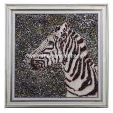 Wholesale Handmade Shell Arts Horse Head Shape Wall Picture